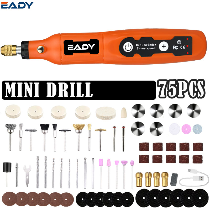 Workshop Tools For Carpentry - Mini taladro inalámbrico USB y bolígrafo