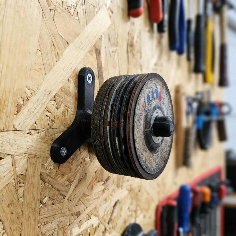 Workshop Tools Storage - Soporte de pared para amoladora angular