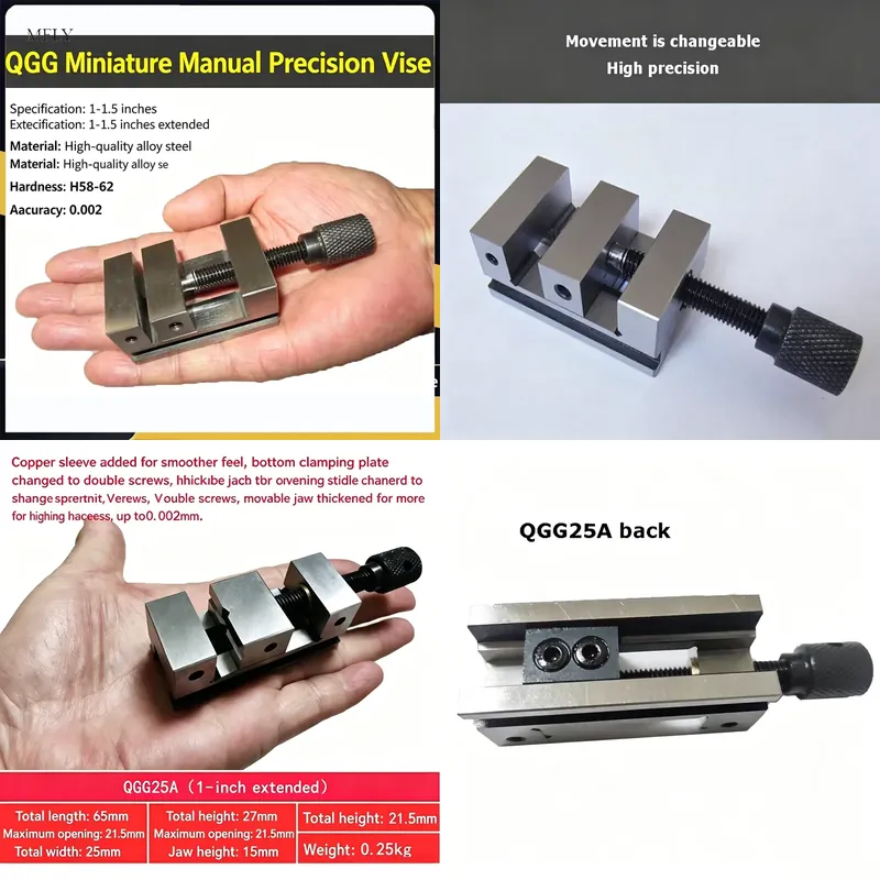 Drill Press Bench - Tornillo de Banco de Precisión QGG25
