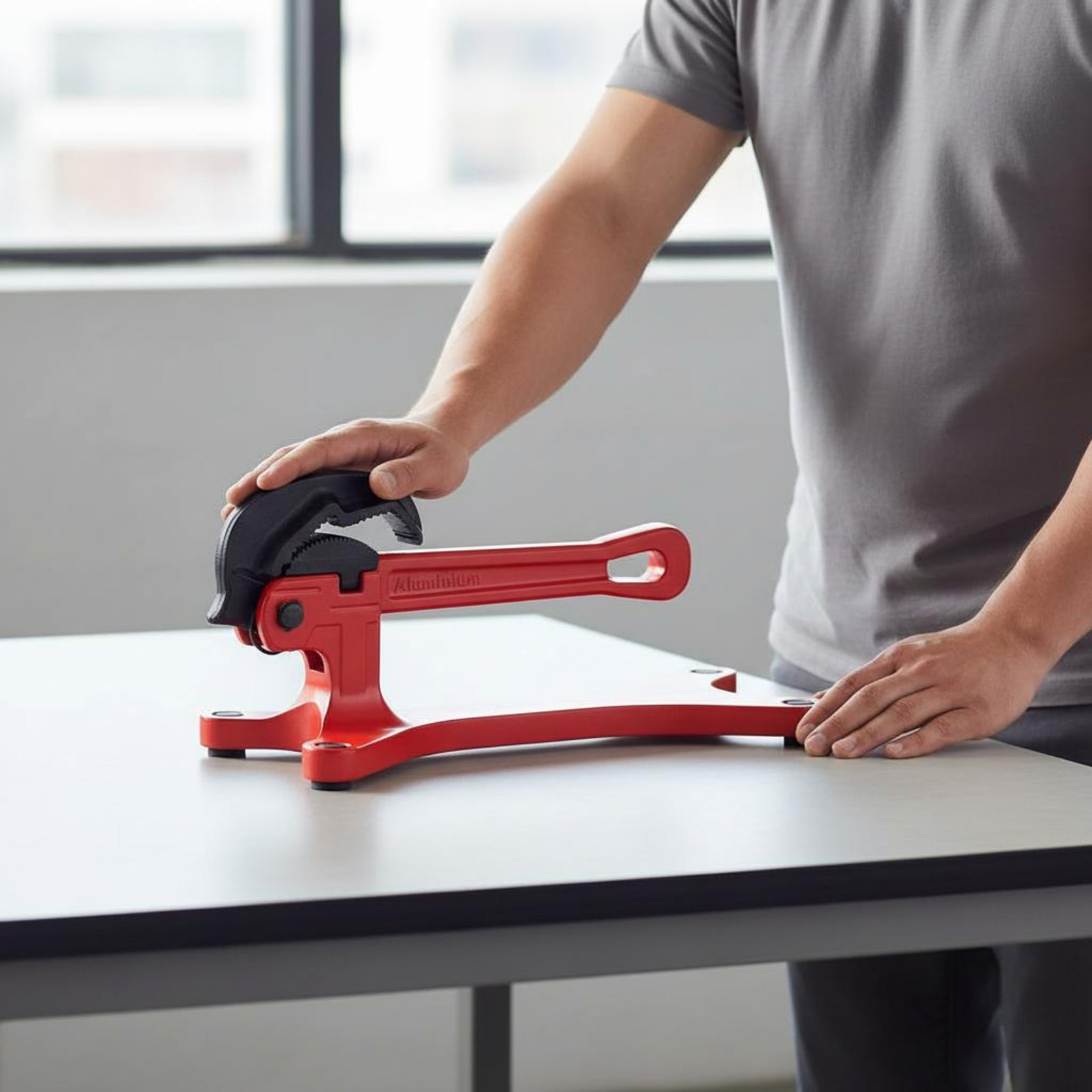 Mini Workshop Tools - Llave de tubo autoblocante portátil, llave