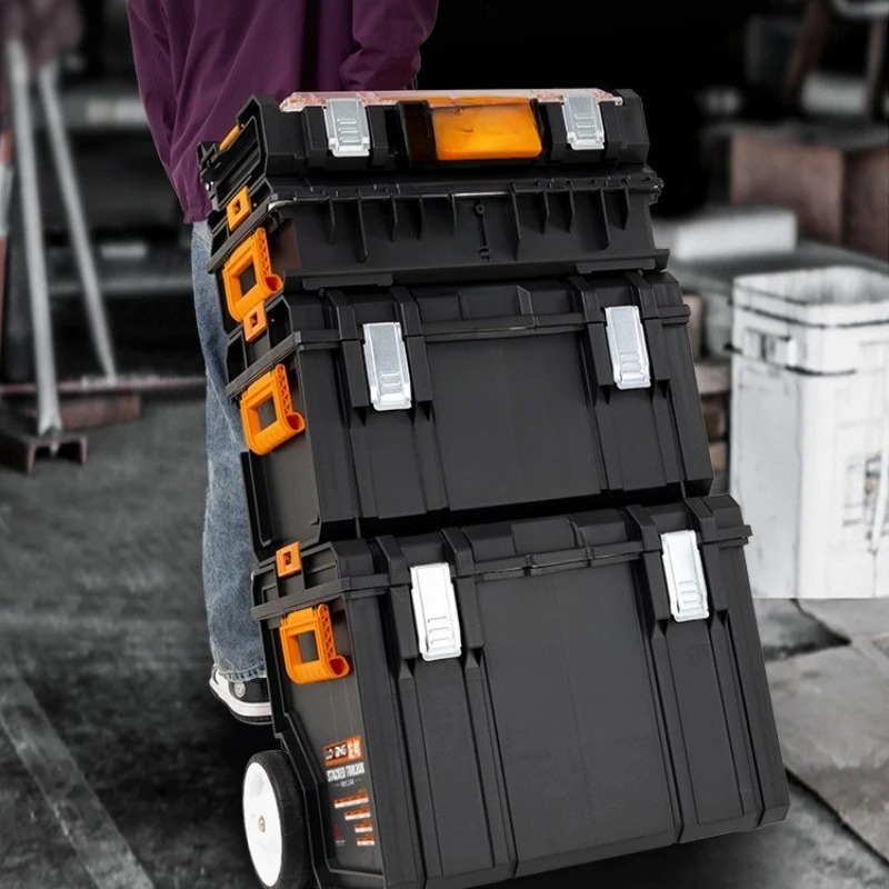 Workshop Garage Tools Manufacturer - Caja de Herramientas Apilable, Resistente, Portátil,