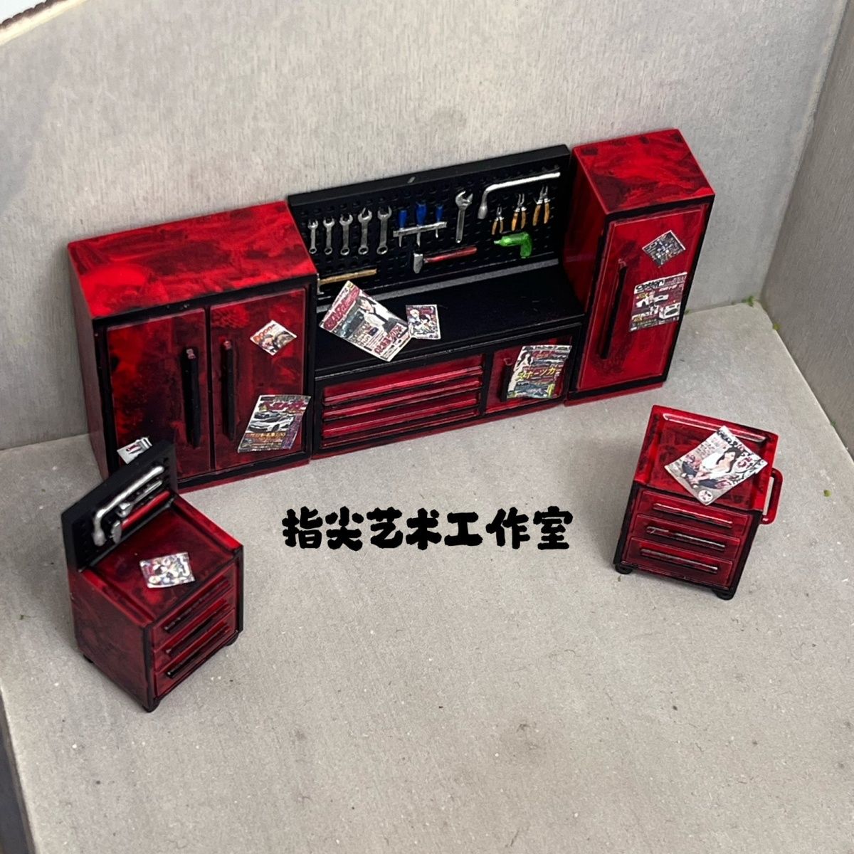 Juego de gabinete de herramien - Workshop Tools Background reseña y precio