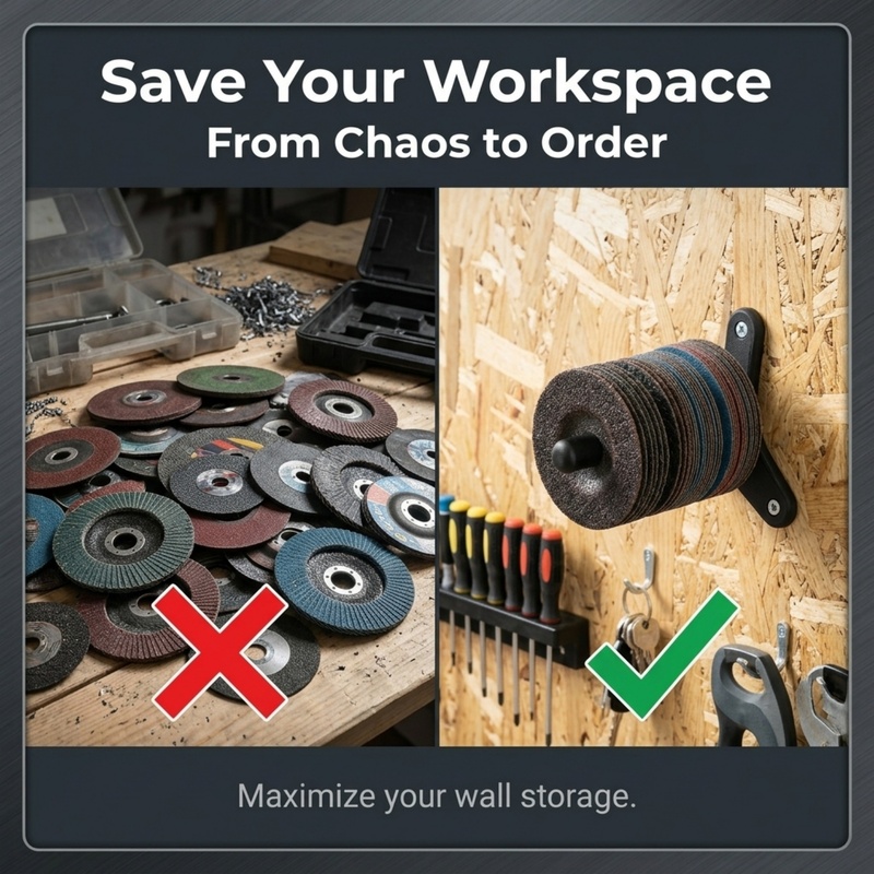 Soporte de pared para amolador - Workshop Tools Storage reseña y precio