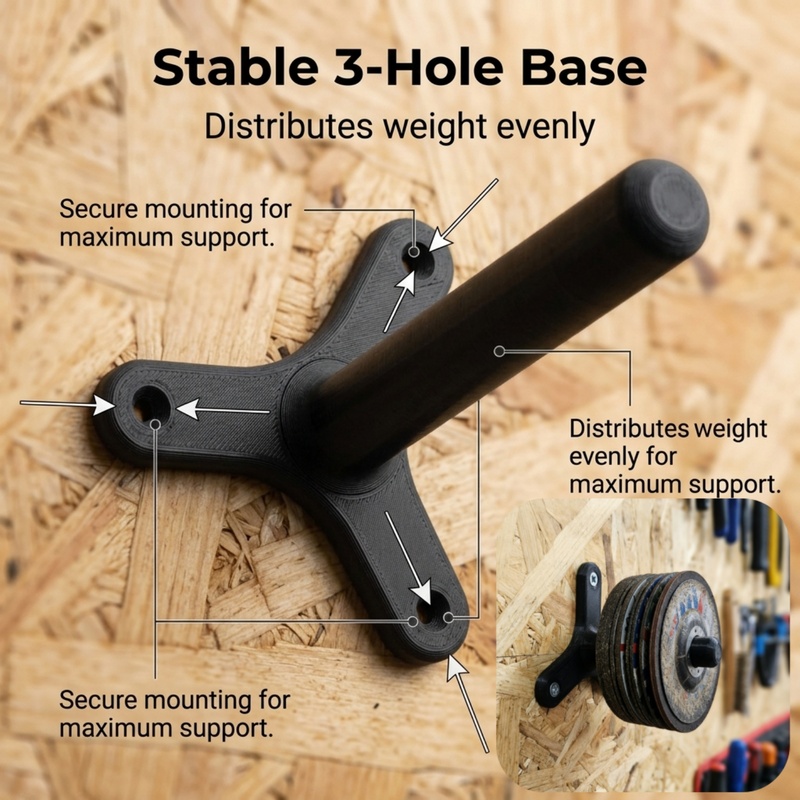Soporte de pared para amolador - Workshop Tools Storage reseña y precio