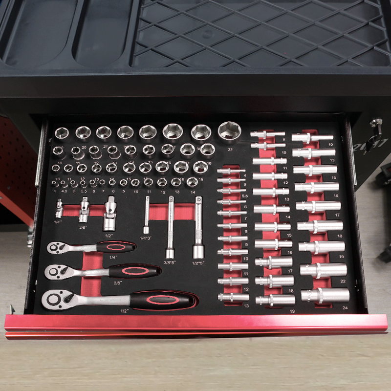 Carrito de herramientas de 7 c - Tools In Mechanic Workshop reseña y precio