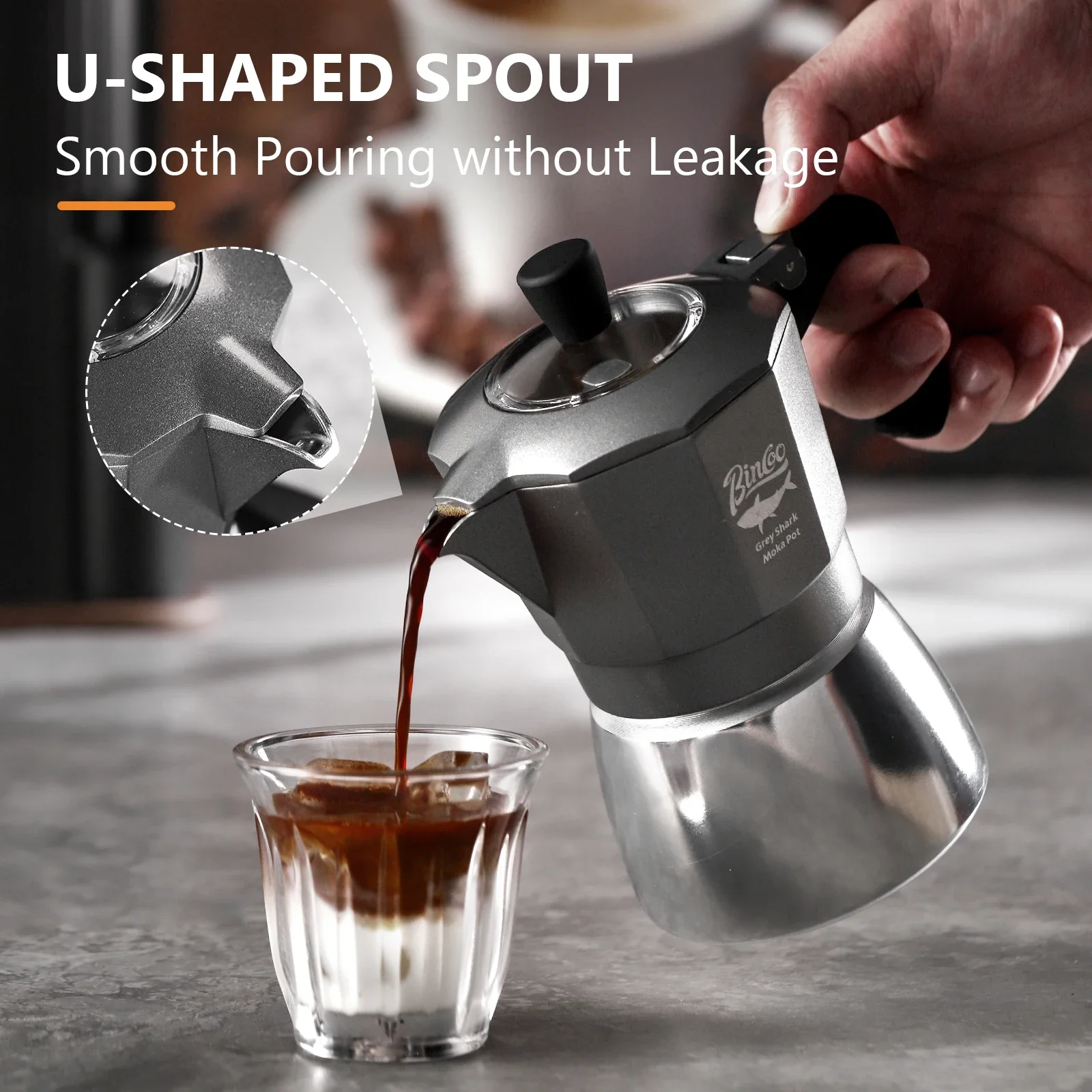 Cafetera Moka Bincoo de 2 Taza - Hand Tools Mechanical Workshop reseña y precio