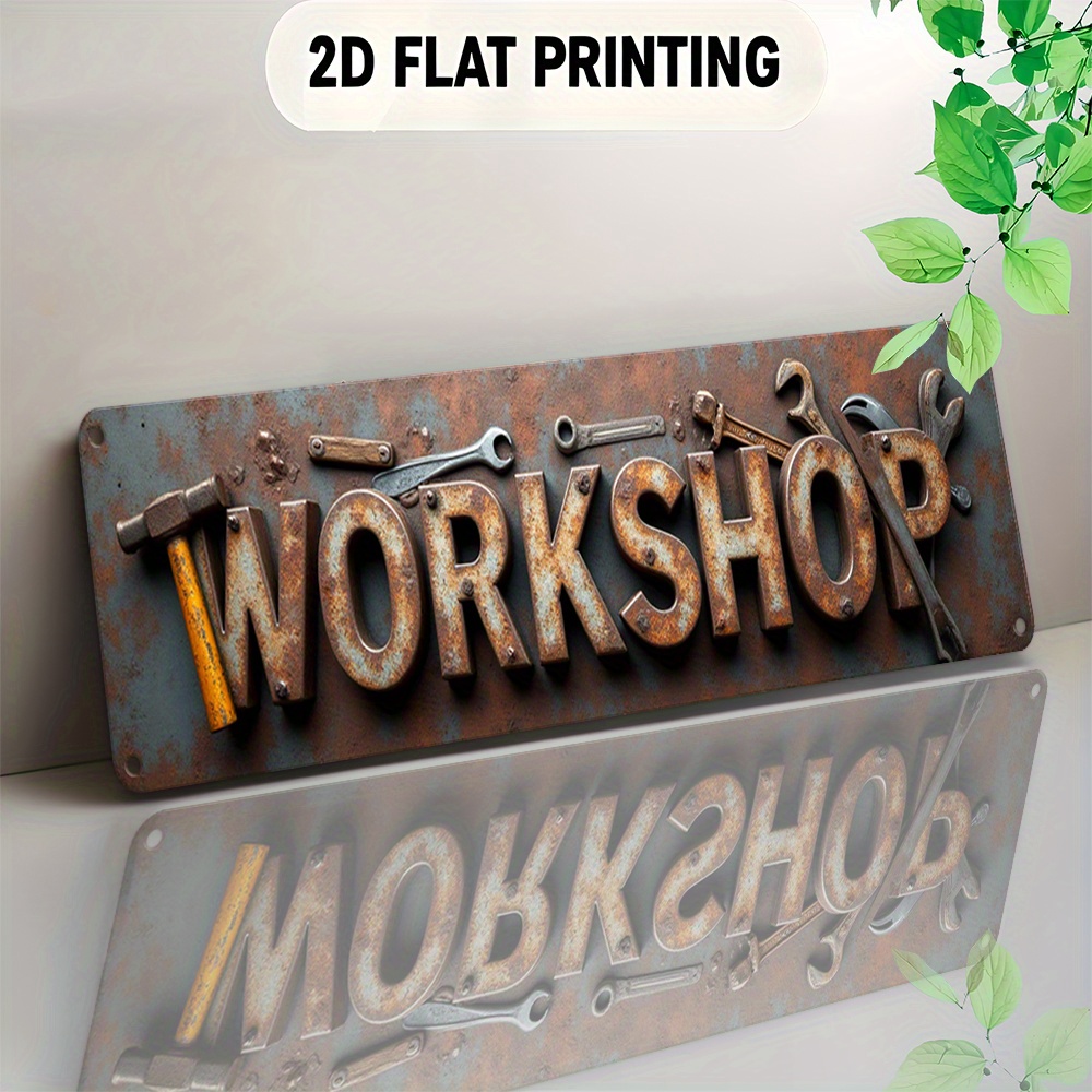 Letrero Plano 2D, un Artículo  - Workshop Tools Background reseña y precio