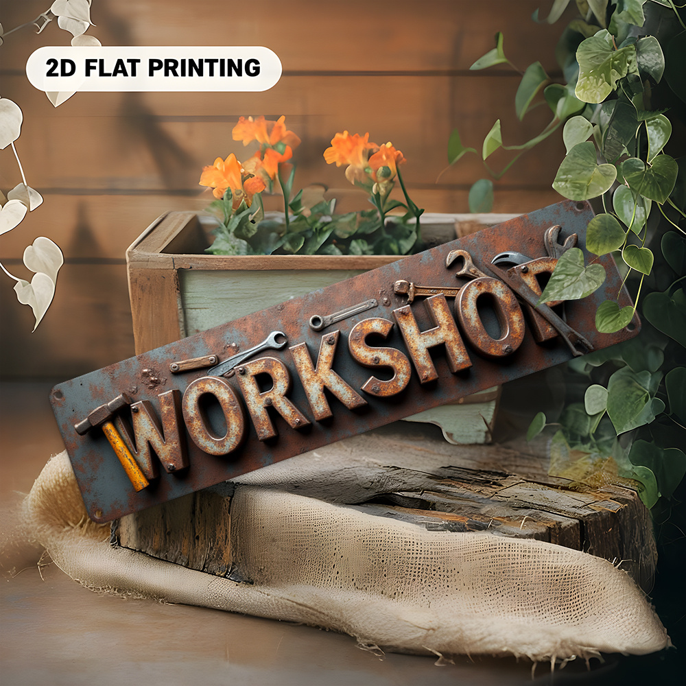 Letrero Plano 2D, un Artículo  - Workshop Tools Background reseña y precio