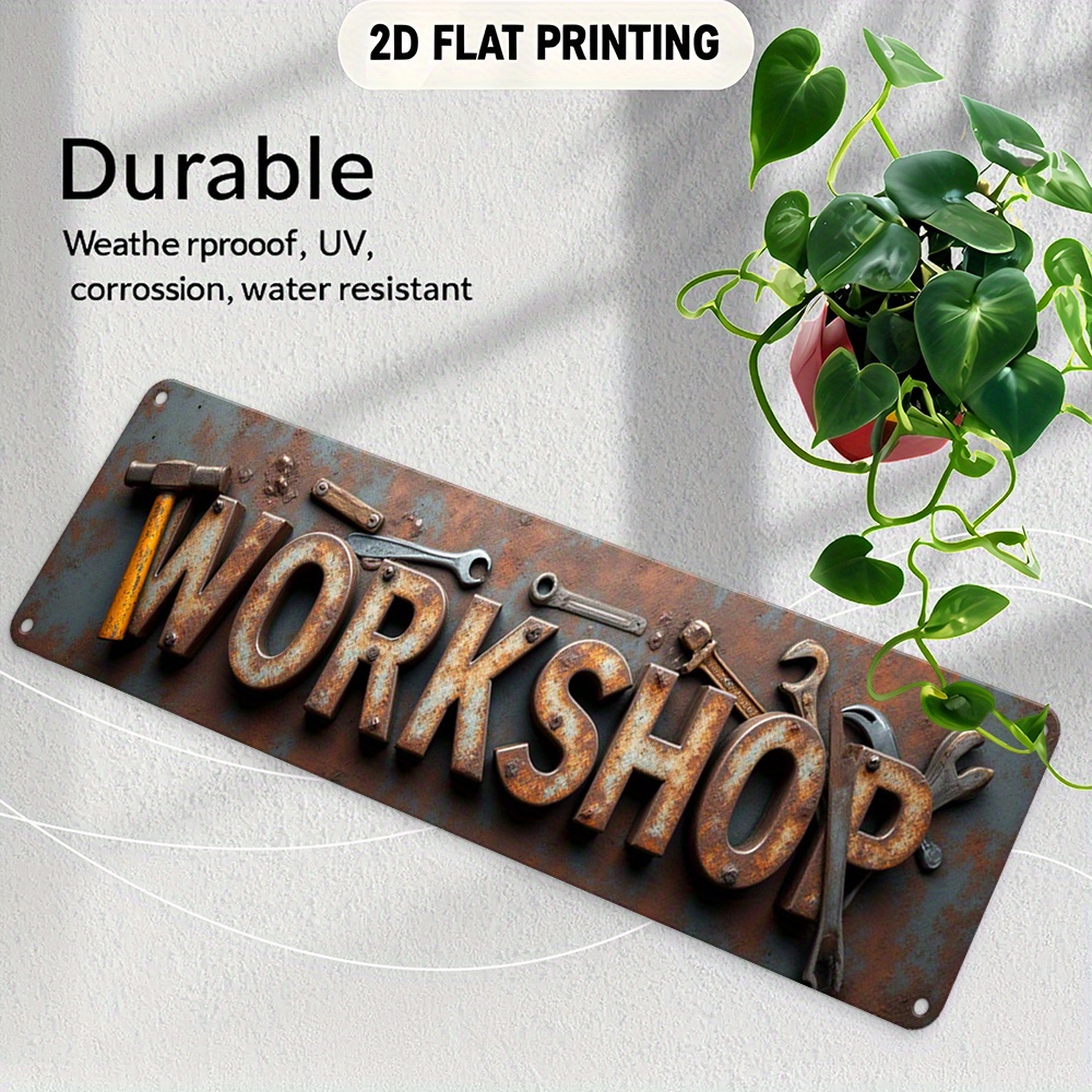 Letrero Plano 2D, un Artículo  - Workshop Tools Background reseña y precio