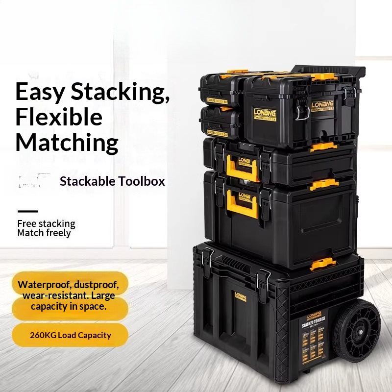 Caja de Herramientas Apilable, - Workshop Garage Tools Manufacturer reseña y precio