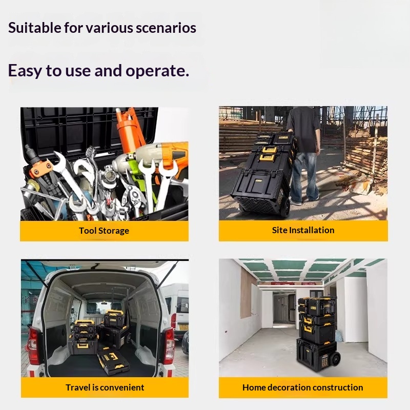 Caja de Herramientas Apilable, - Workshop Garage Tools Manufacturer reseña y precio