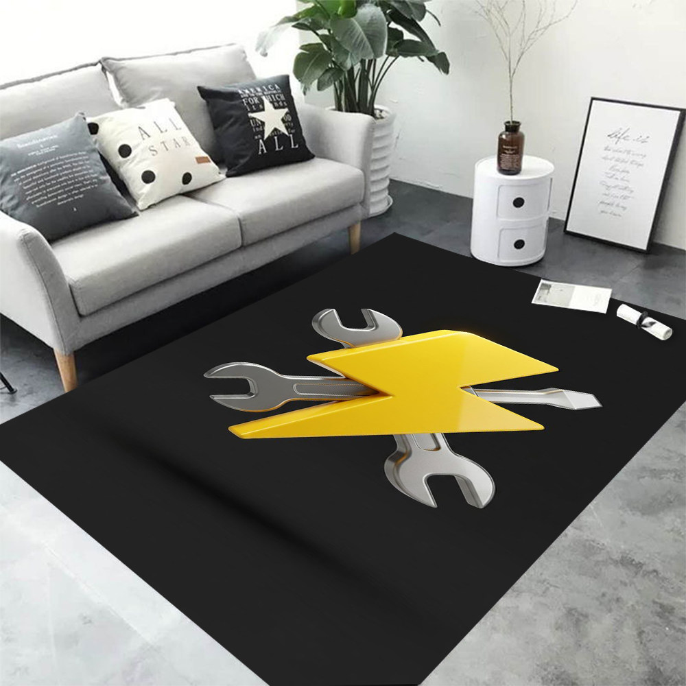 Alfombra Antideslizante con Di - Workshop Tools Logo reseña y precio