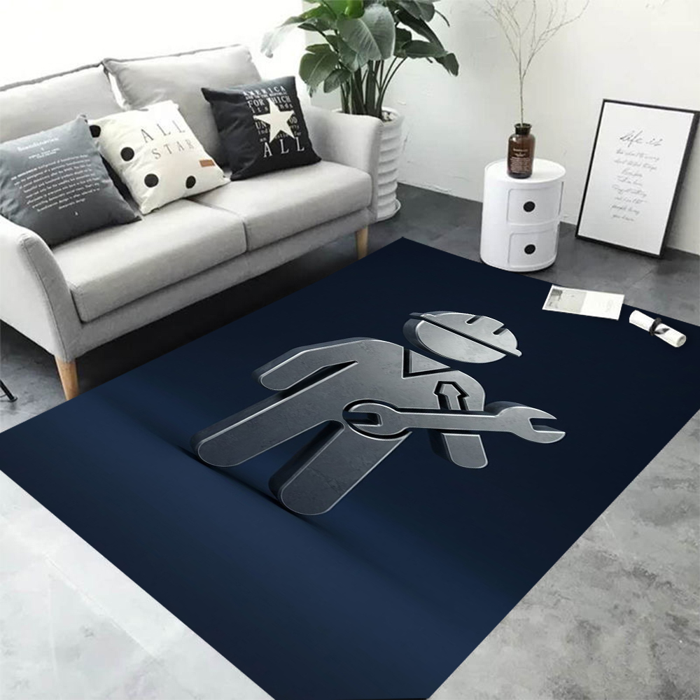 Alfombra Antideslizante con Di - Workshop Tools Logo reseña y precio
