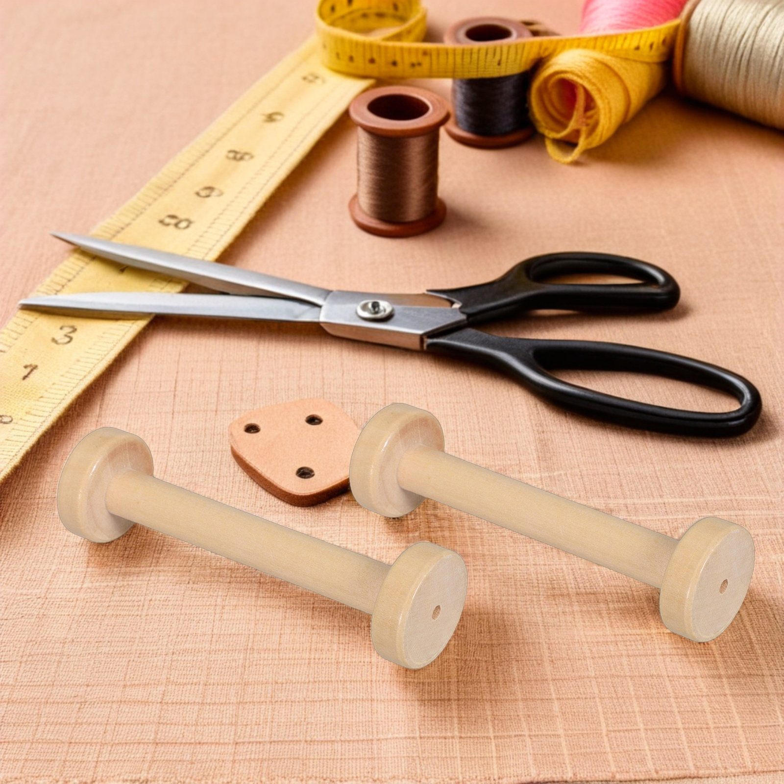 5 Bobinas de Madera Naturales  - Workshop Tools Diy reseña y precio