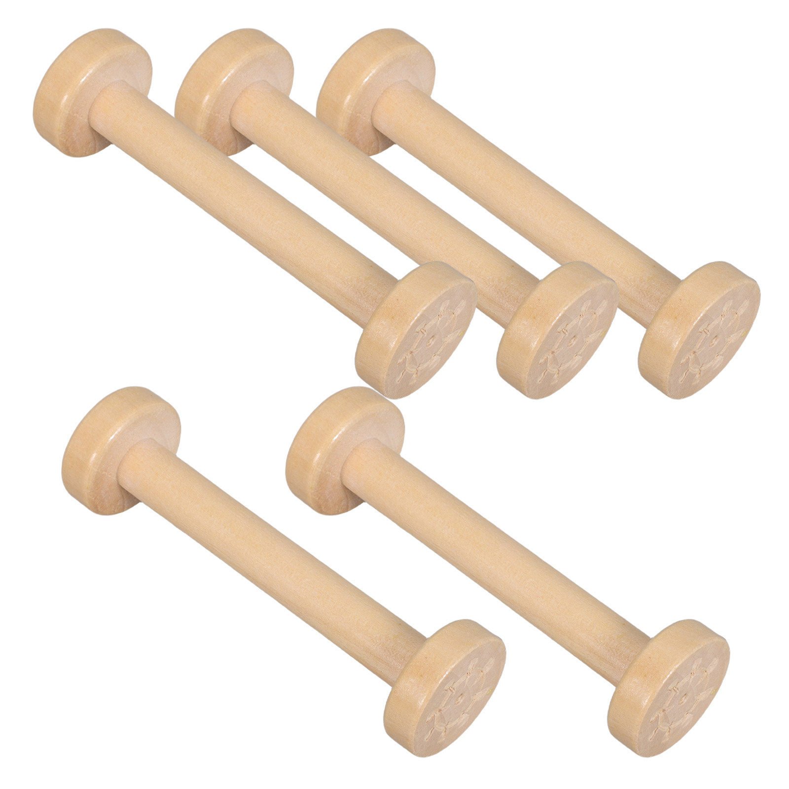 5 Bobinas de Madera Naturales  - Workshop Tools Diy reseña y precio