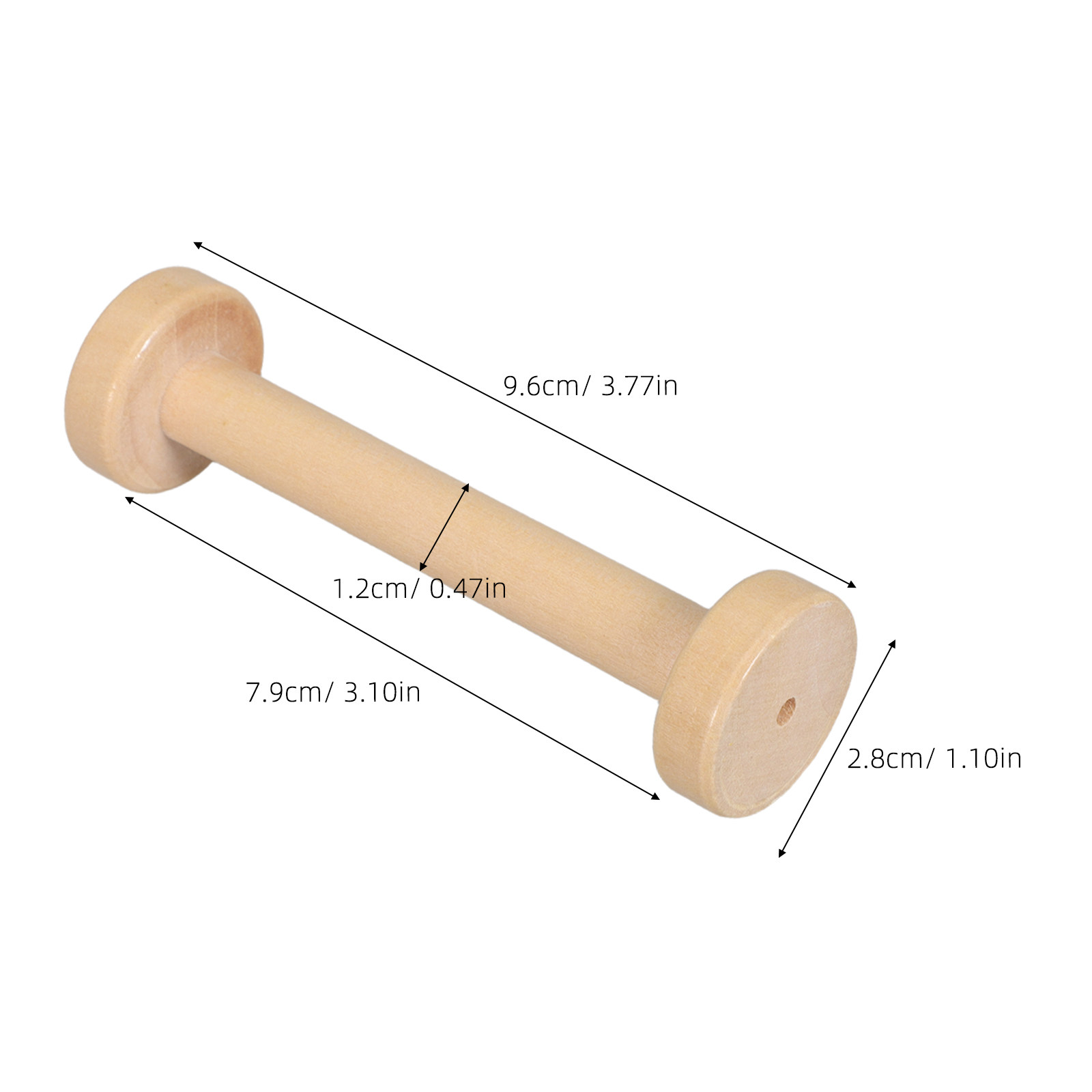 5 Bobinas de Madera Naturales  - Workshop Tools Diy reseña y precio