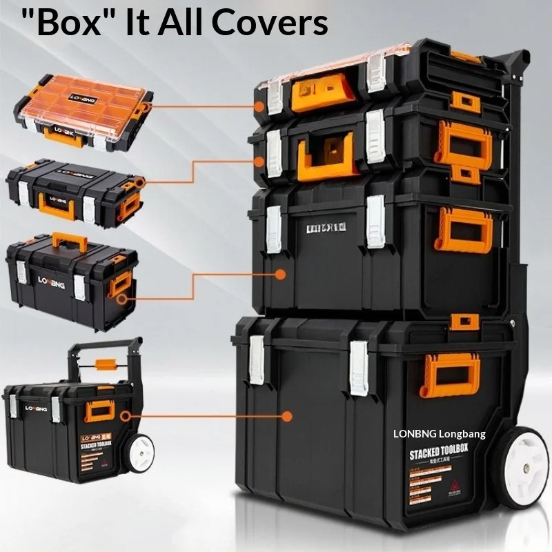 Caja de Herramientas Apilable, - Workshop Garage Tools Manufacturer reseña y precio