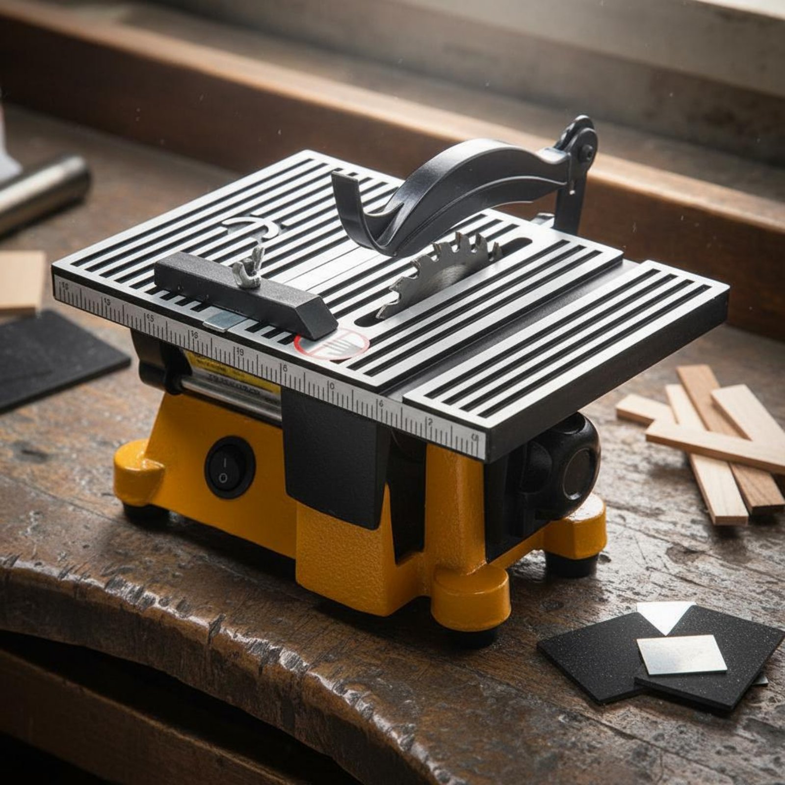 Mini Sierra de Mesa Portátil,  - Mini Workshop Tools reseña y precio